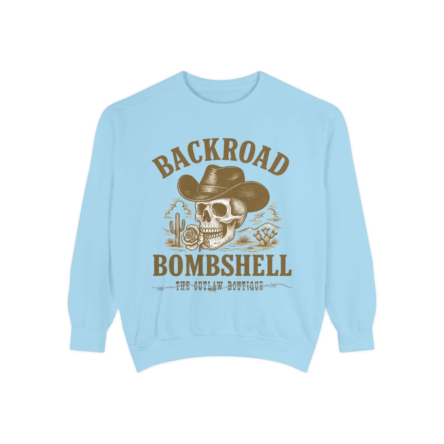 Backroad Bombshell Crewneck Printify