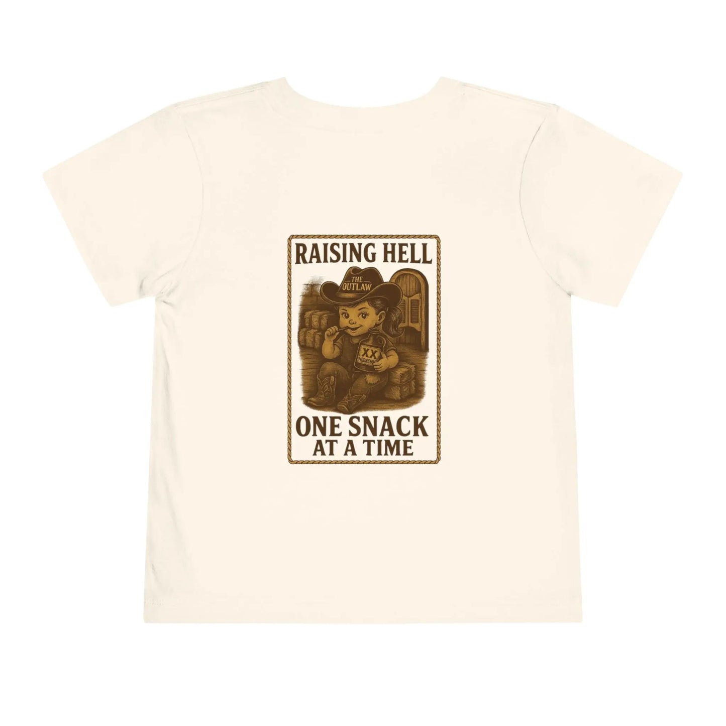Raising Hell & Snacks Cowgirl Tee Printify