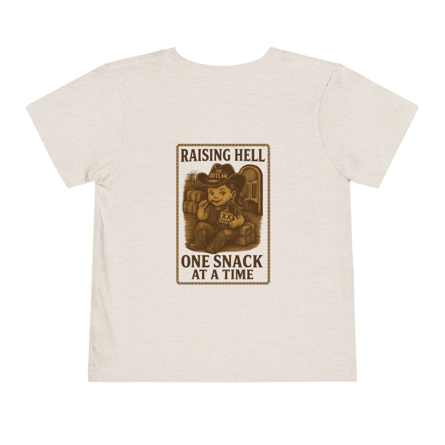 Raising Hell & Snacks Cowgirl Tee Printify