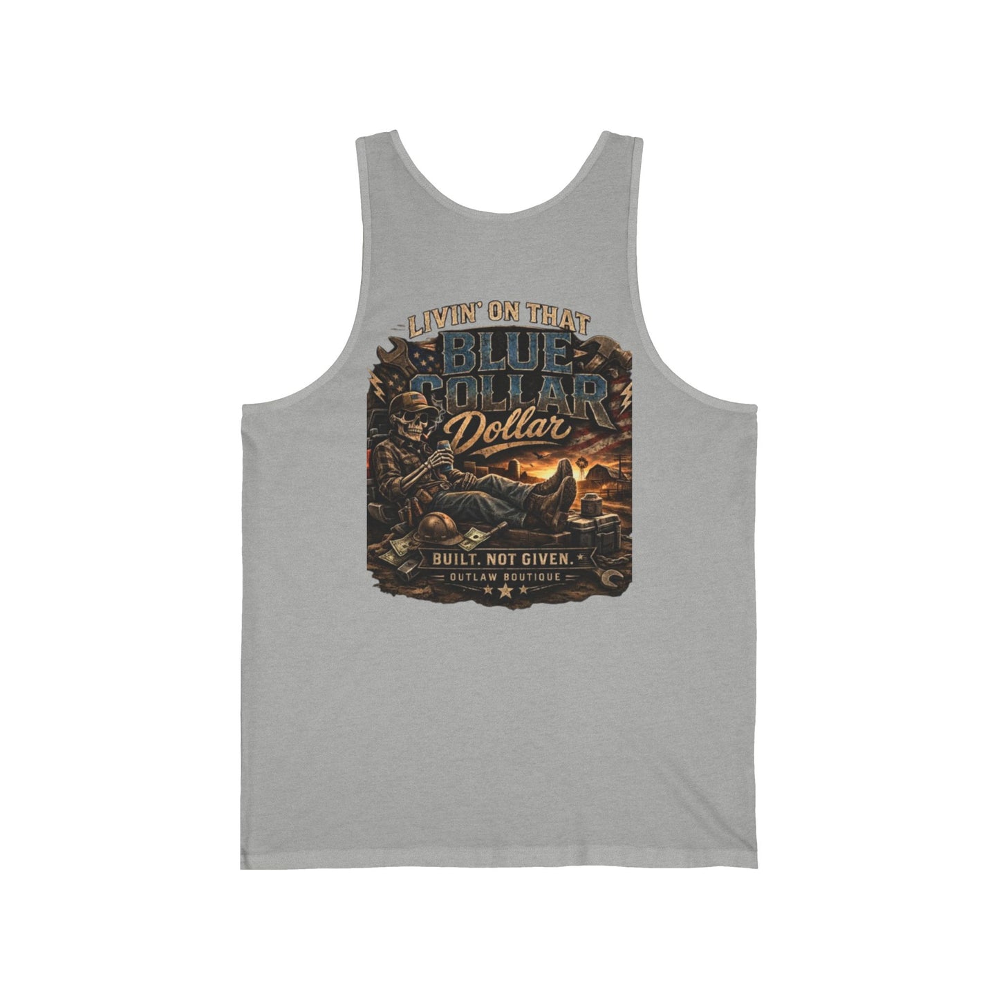 Livin’ on That Blue Collar Dollar Muscle Tank