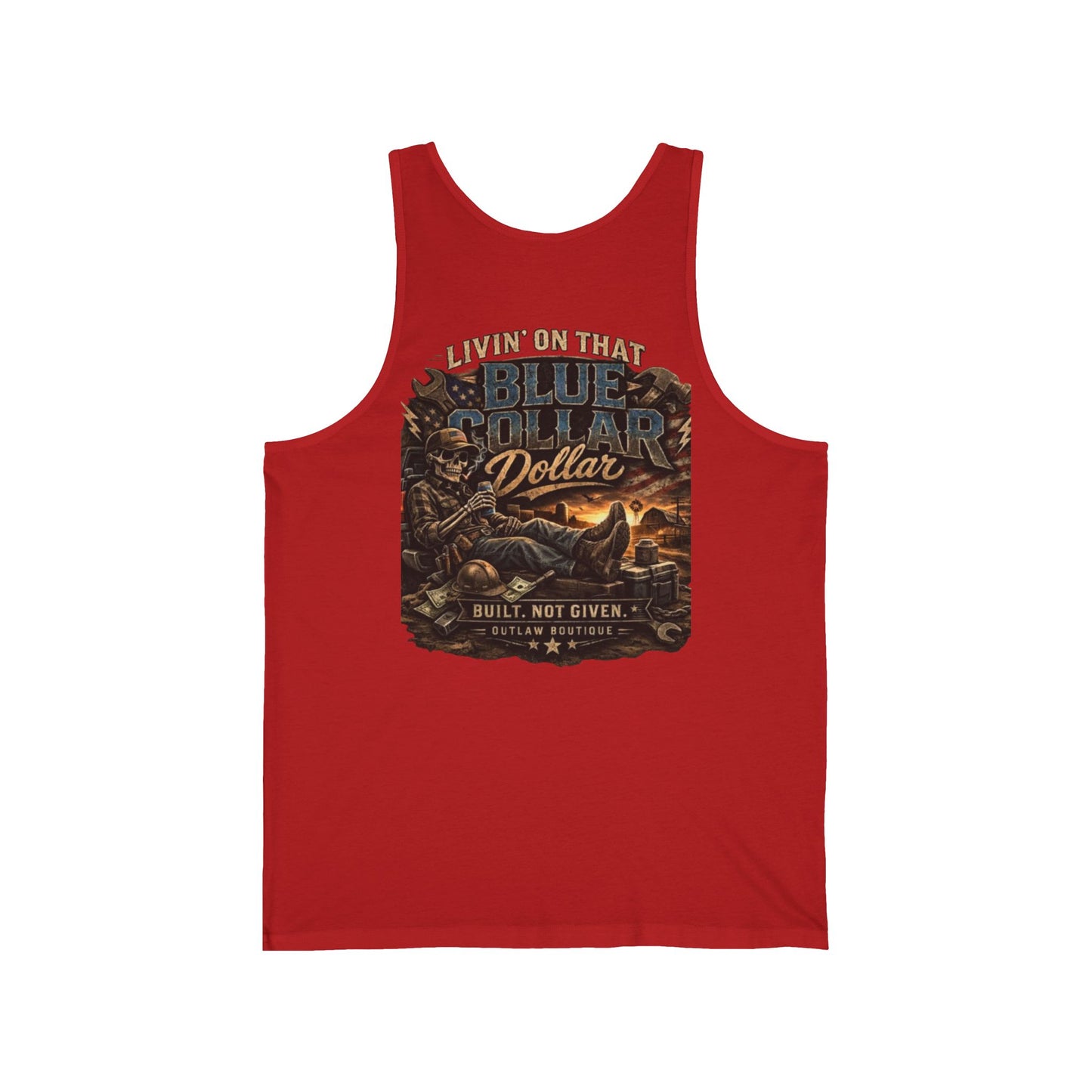 Livin’ on That Blue Collar Dollar Muscle Tank