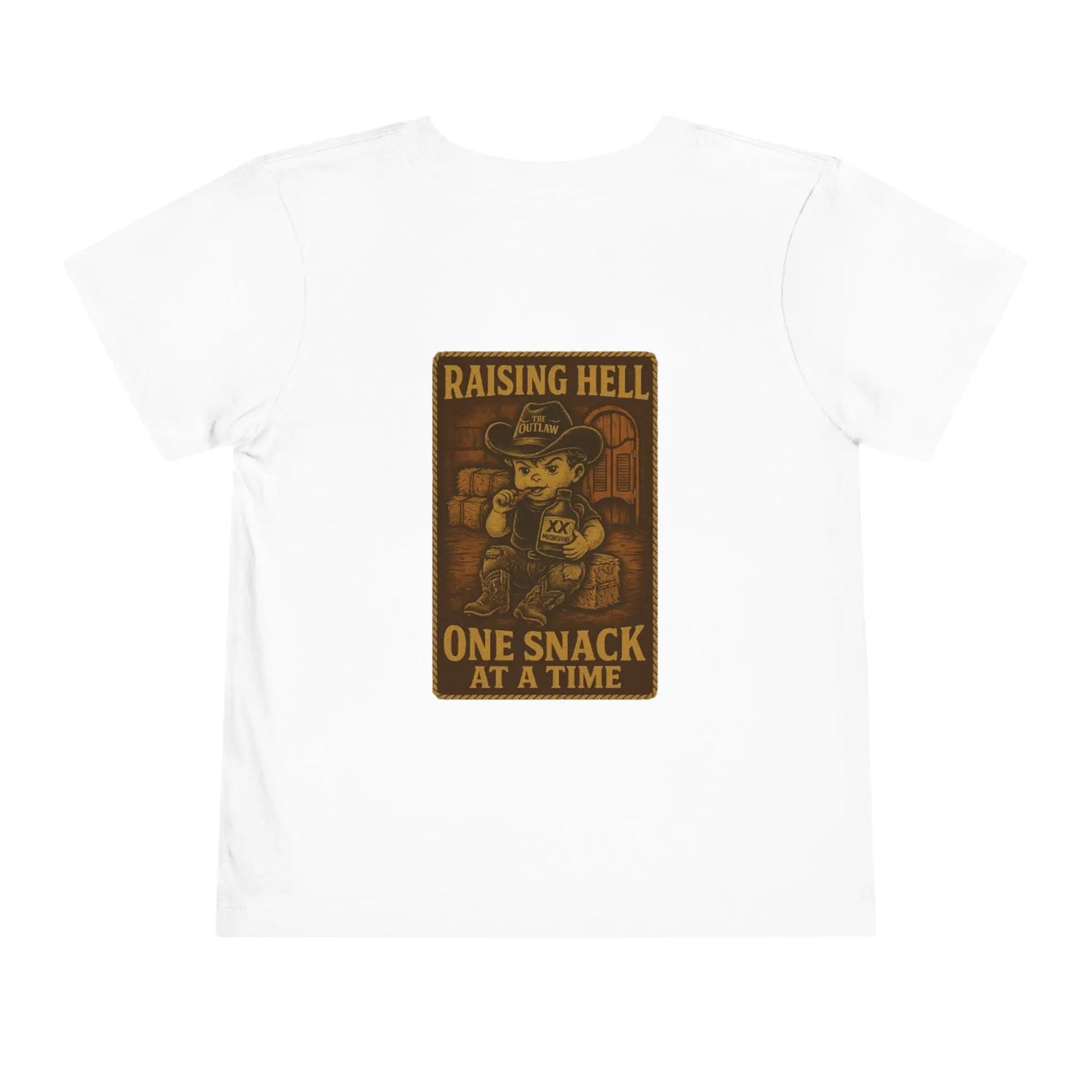 Raising Hell & Snacks Cowboy Tee Printify