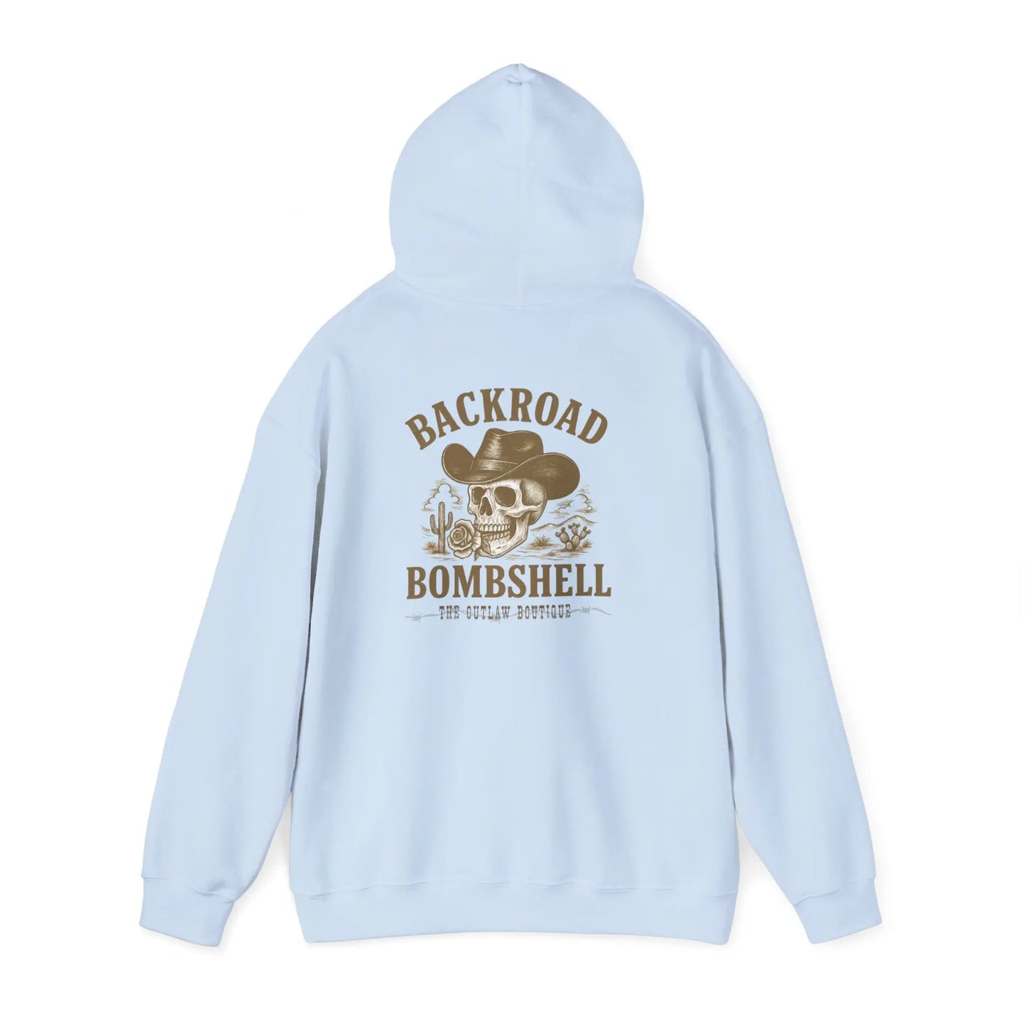 Backroad Bombshell Hoodie Printify