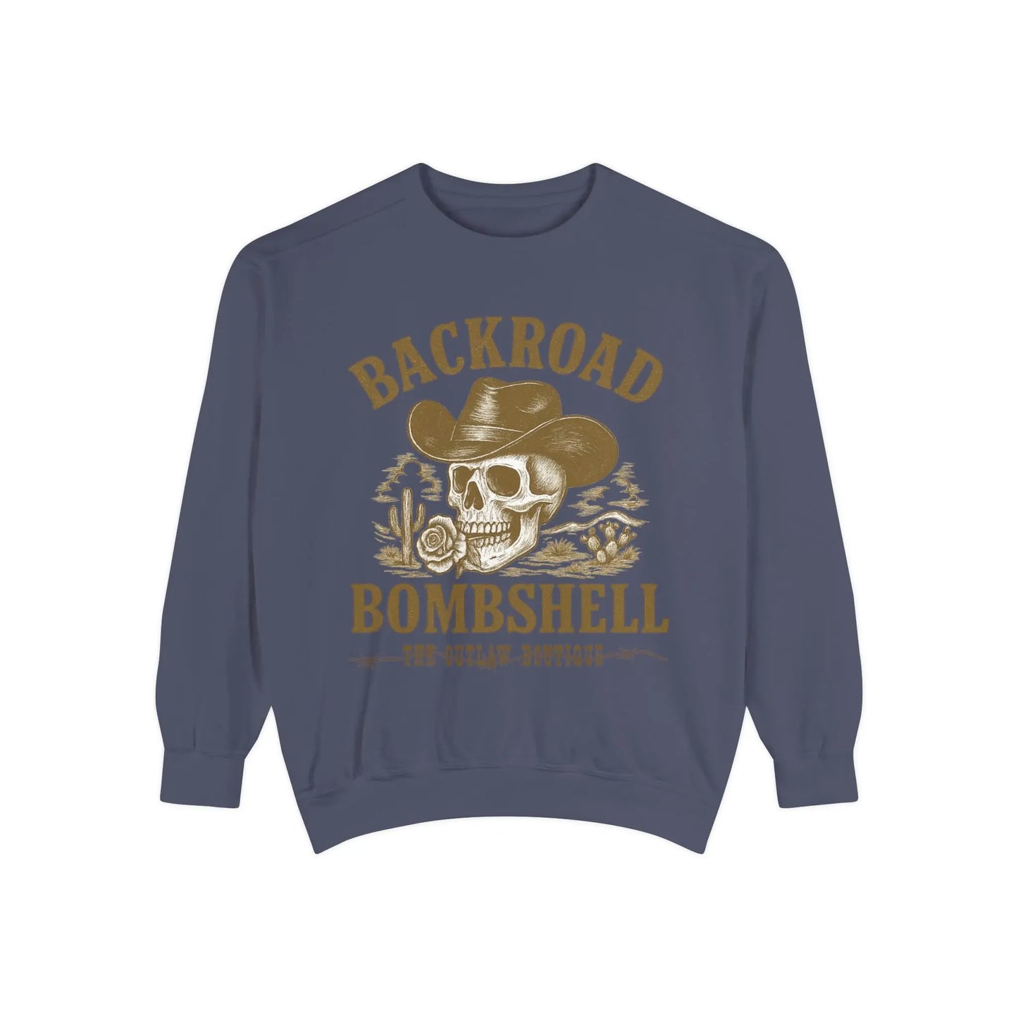 Backroad Bombshell Crewneck Printify