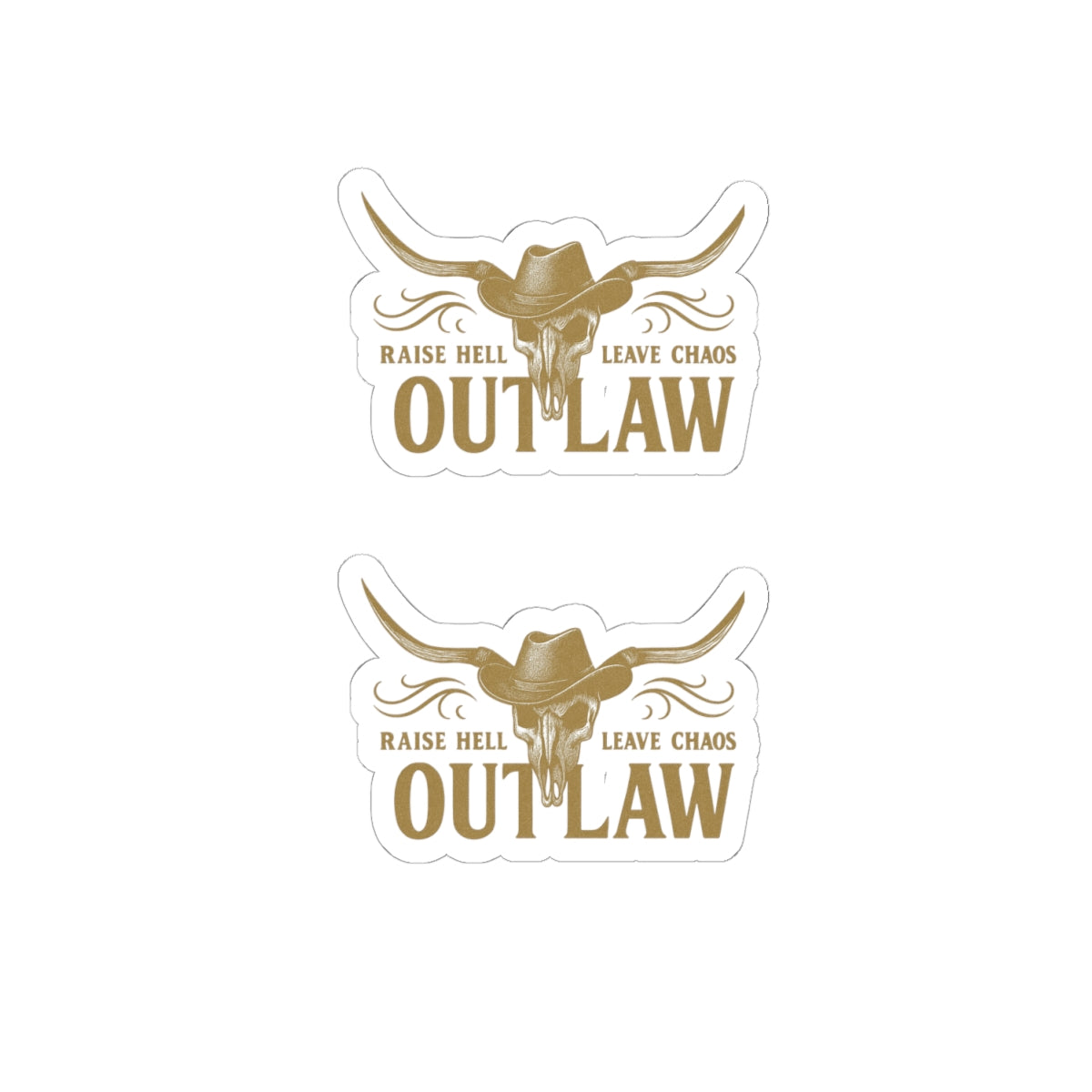 Sticker Outlaw Kiss-Cut Stickers