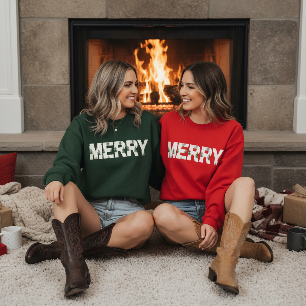 MERRY Forest Crewneck