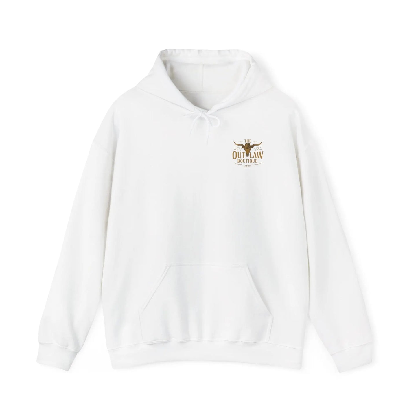 Outlaw Badge Hoodie Printify