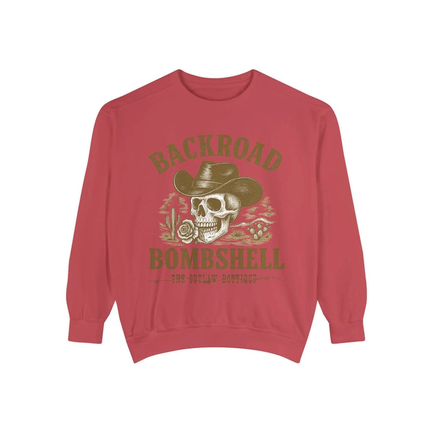 Backroad Bombshell Crewneck Printify