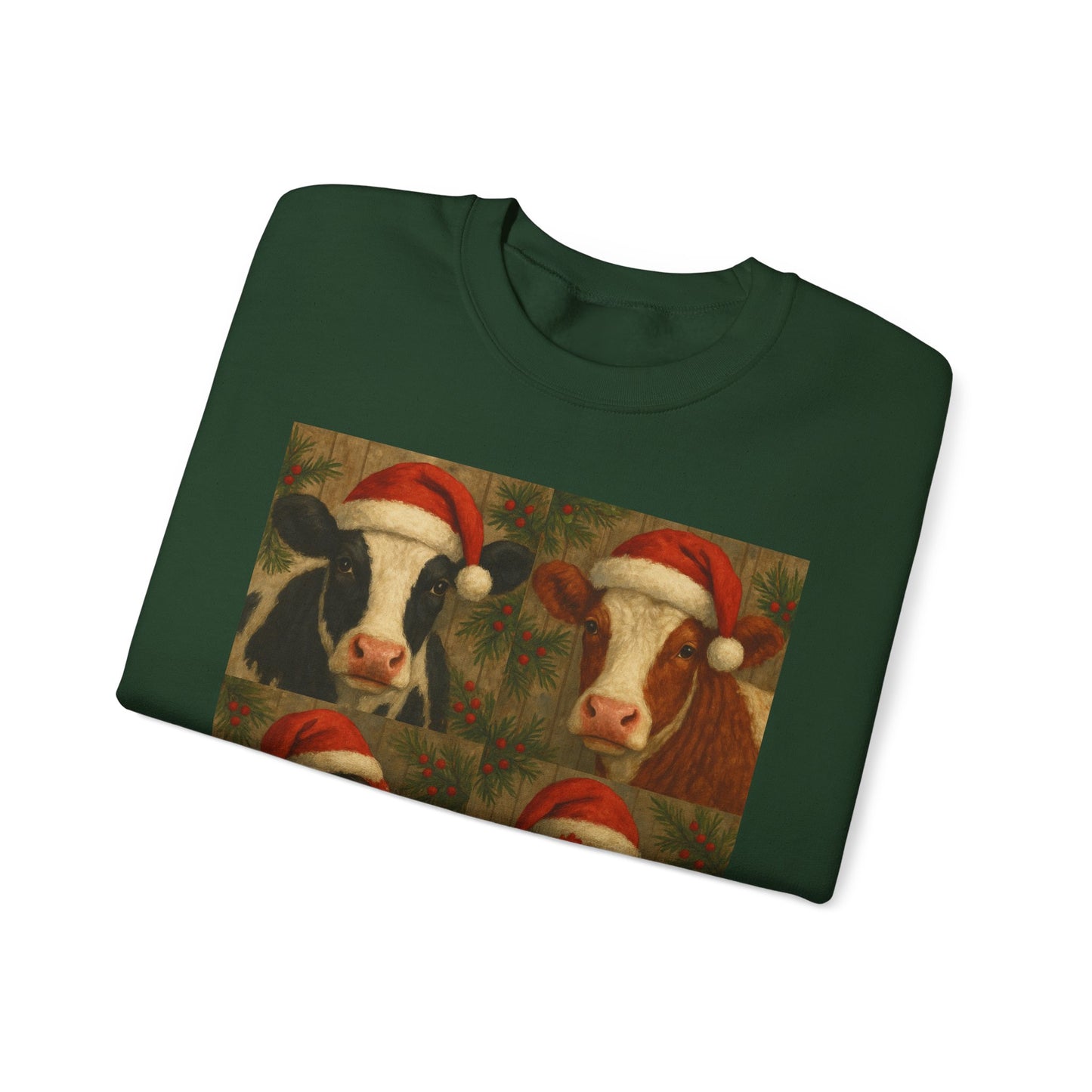 Holly Jolly Barnyard Crewneck