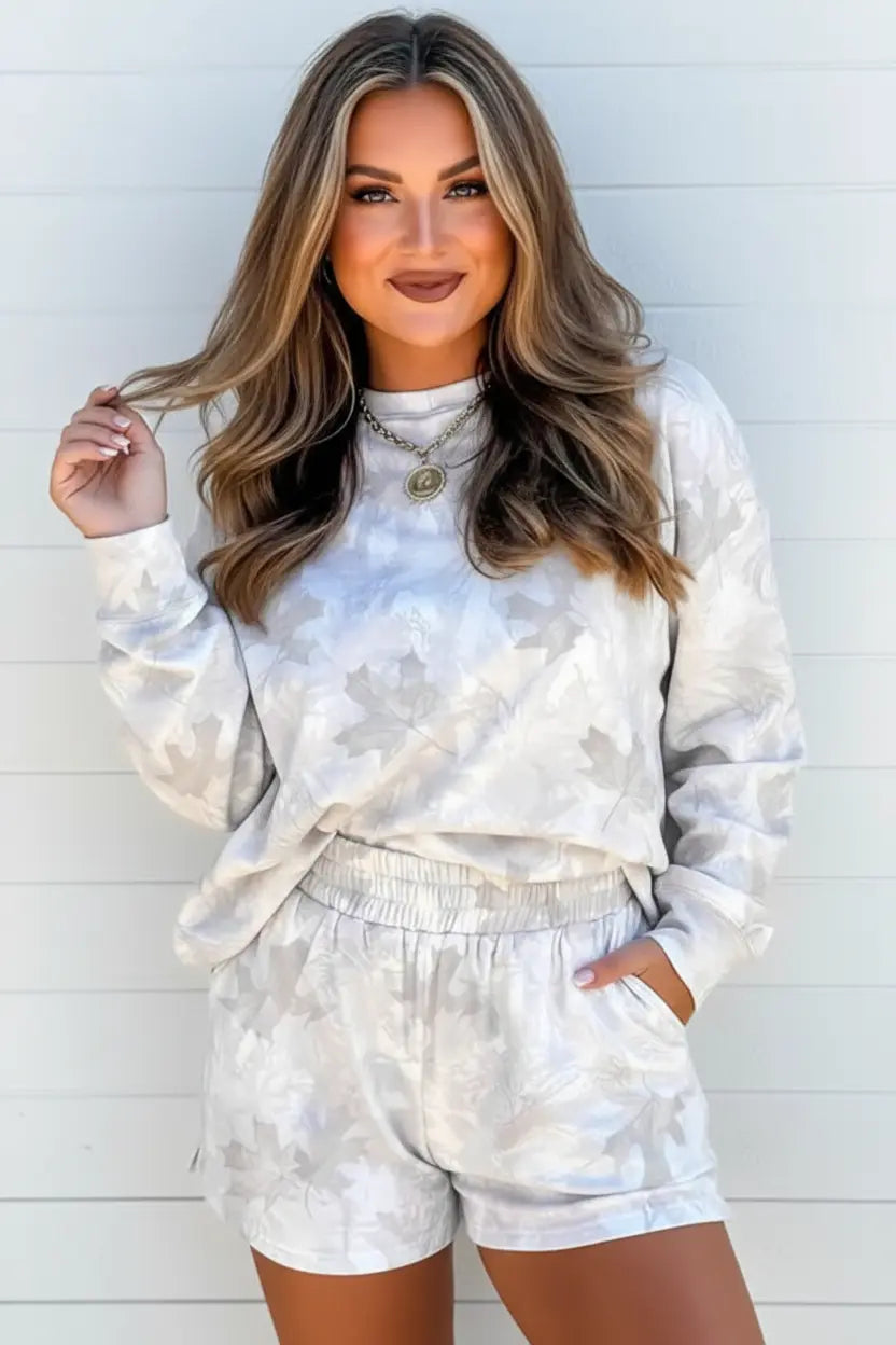 Camo Leaf Lounge Set JUNIPER BLVD