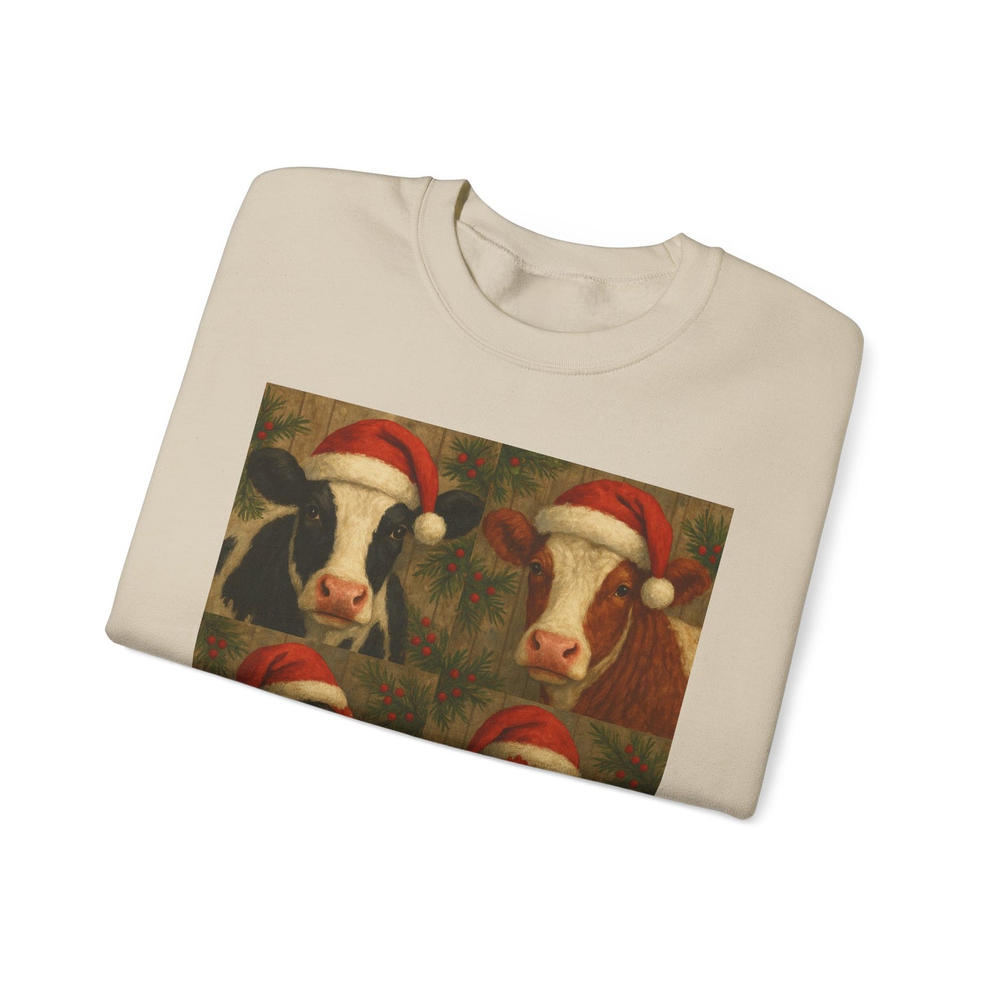 Holly Jolly Barnyard Crewneck