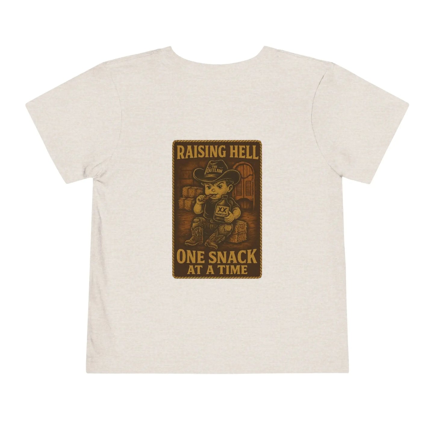Raising Hell & Snacks Cowboy Tee Printify
