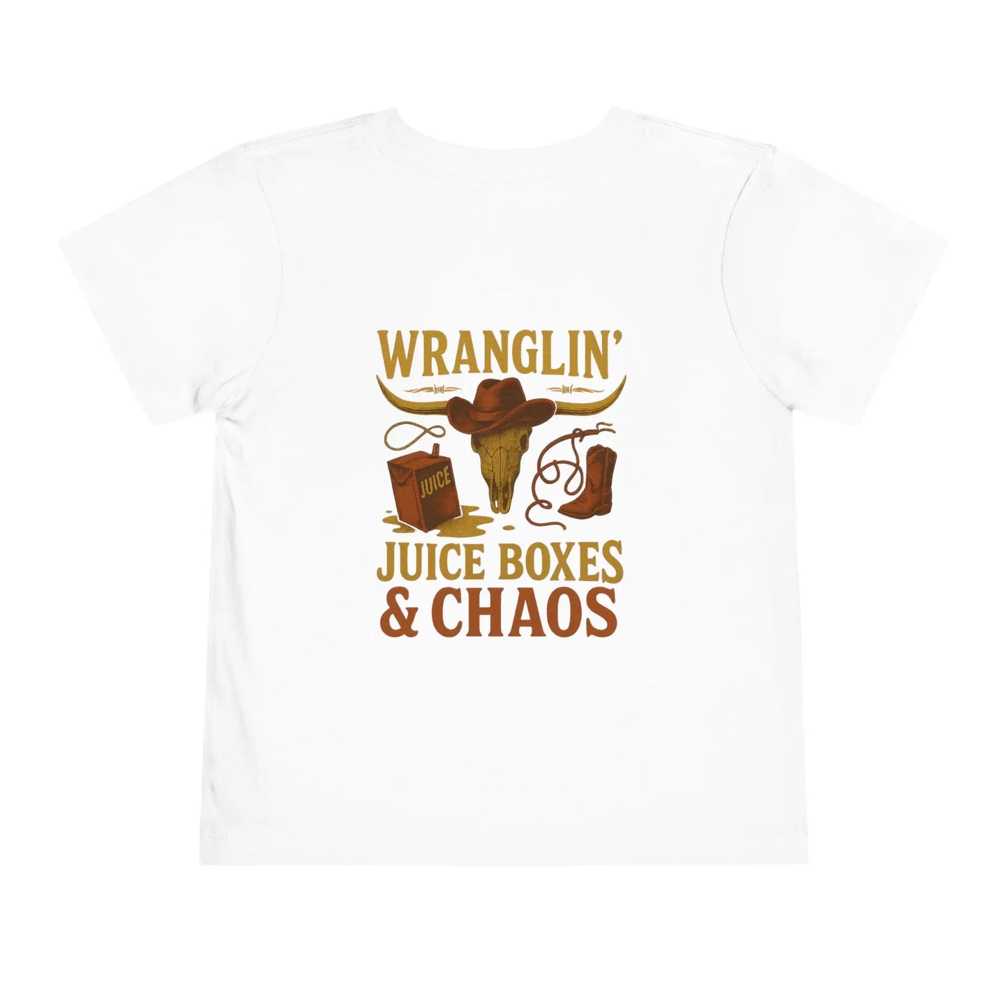 Wrangling Juice Boxes & Chaos Tee Printify