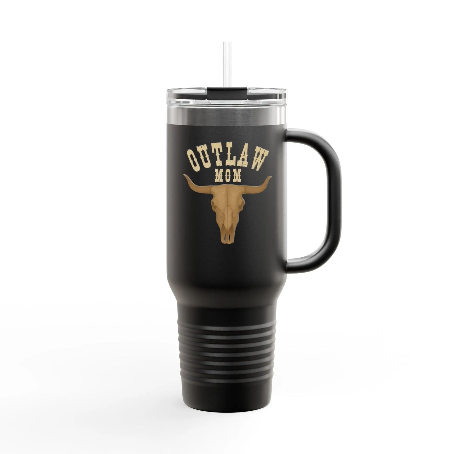 Outlaw Mom Insulated Travel Mug 40oz Printify
