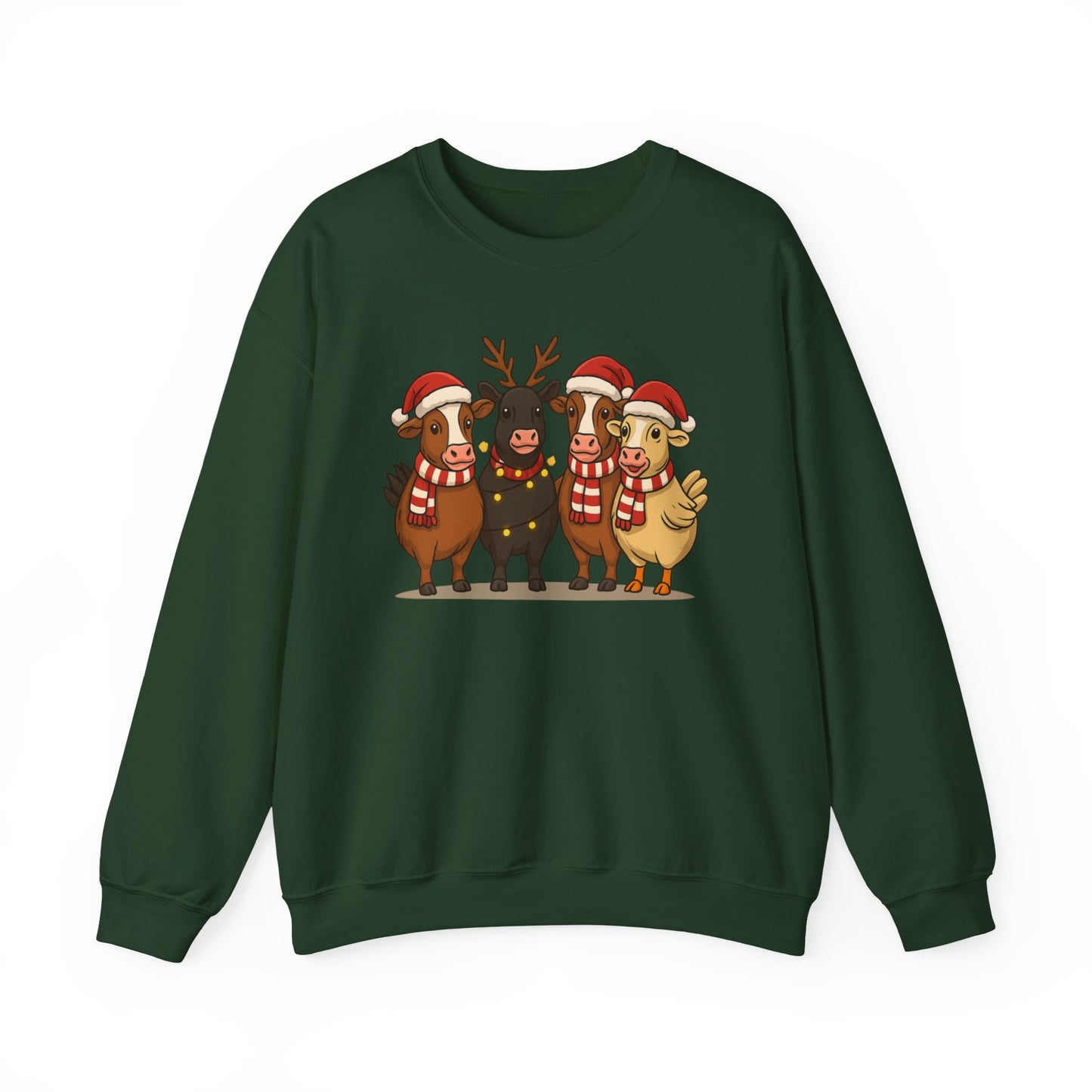 Holiday Farm Friends Crewneck