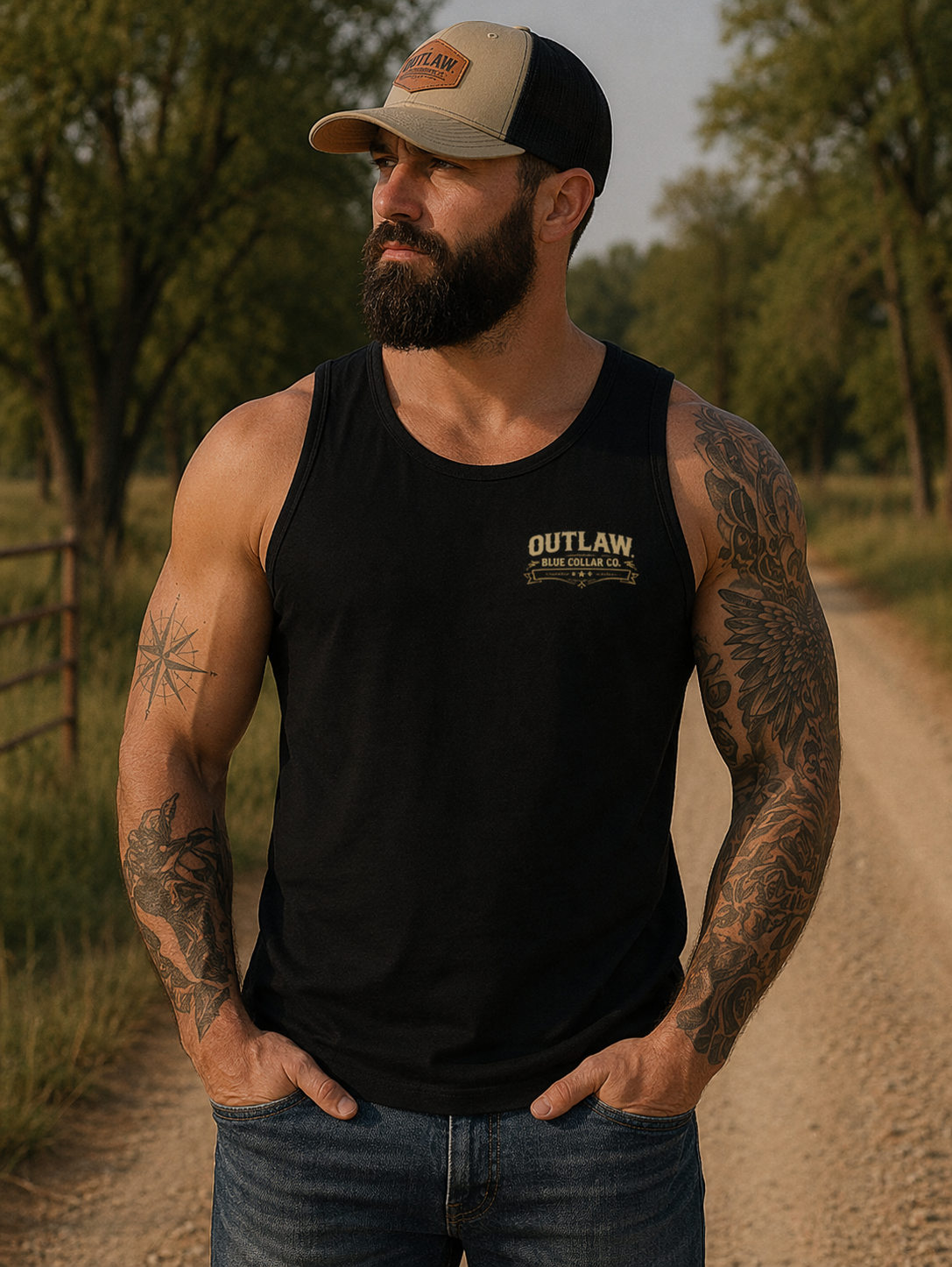 Livin’ on That Blue Collar Dollar Muscle Tank