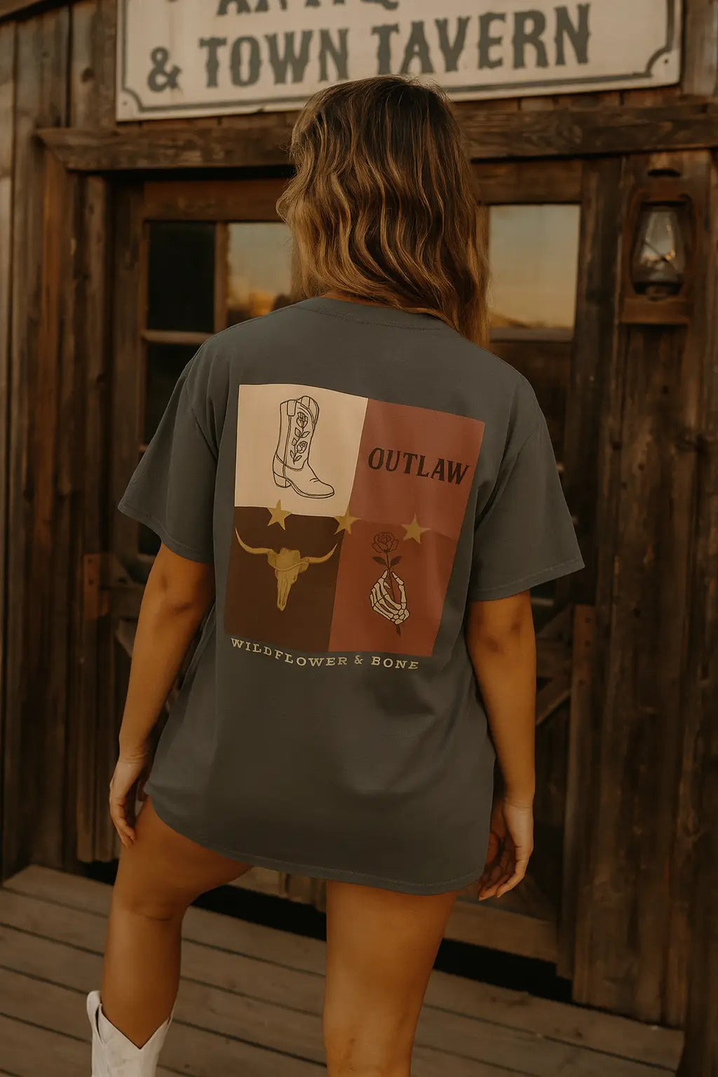 Wildflower & Bone Tee Printify