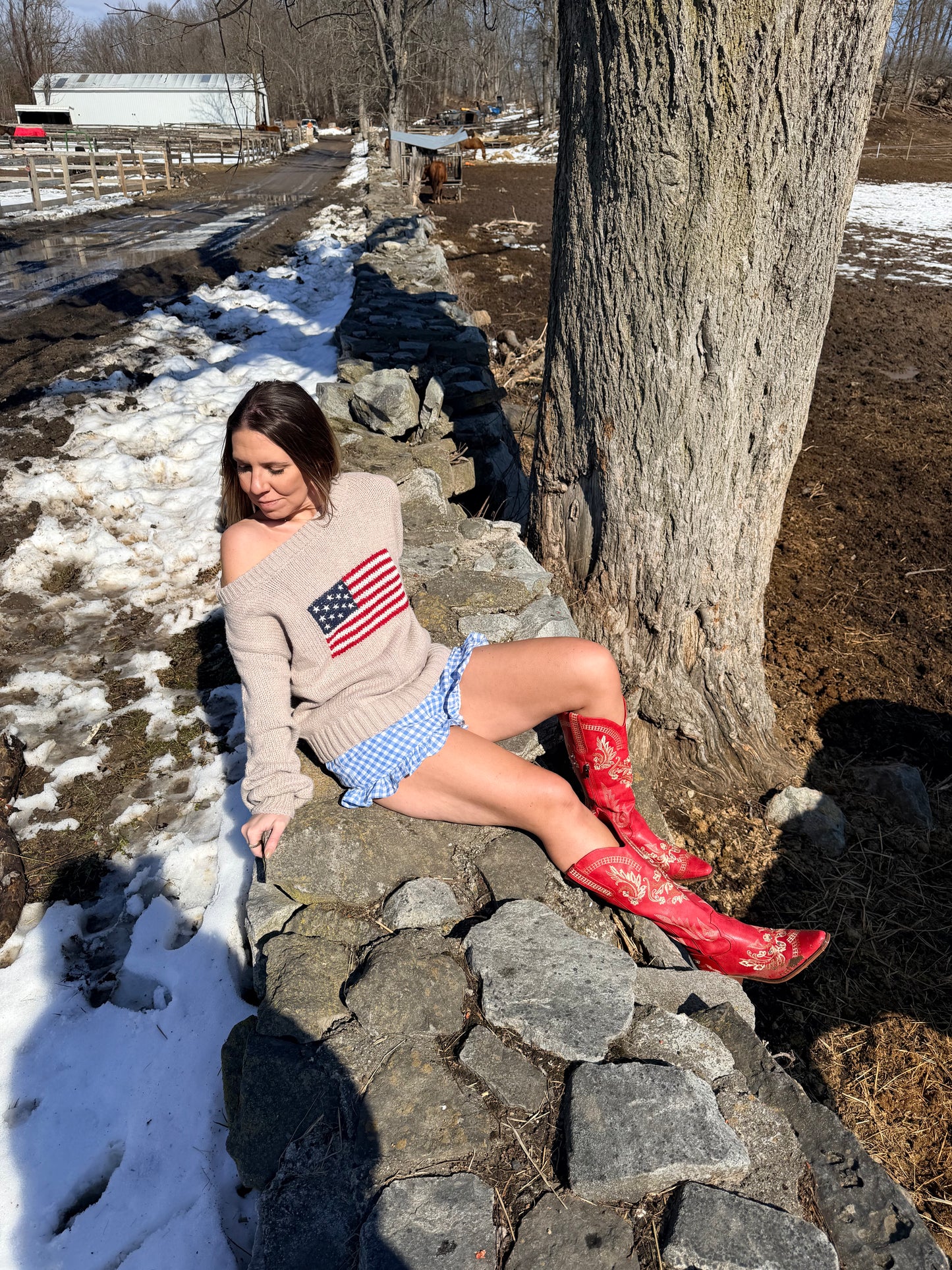 All American Honey Sweater