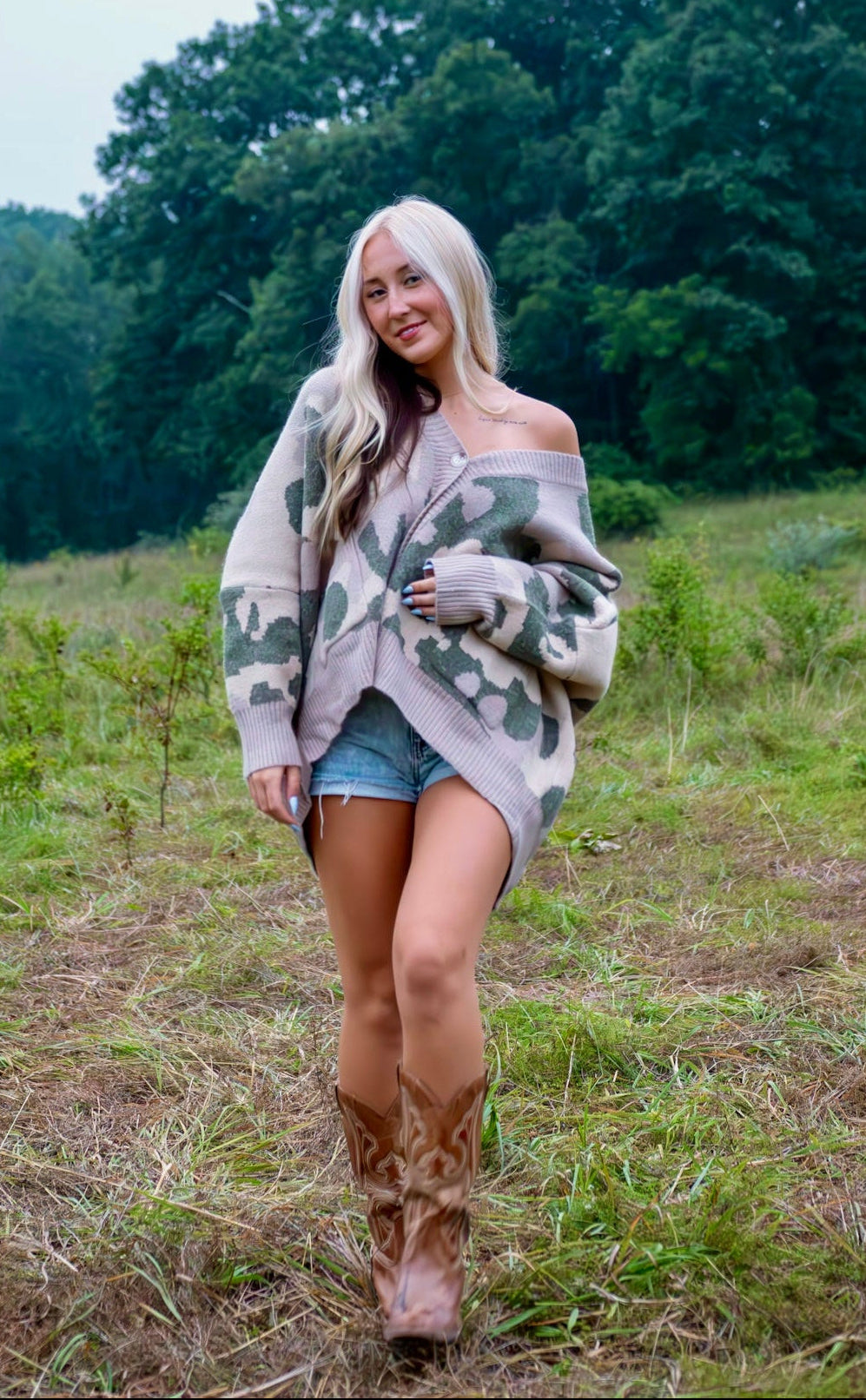 High Country Camo Cardigan