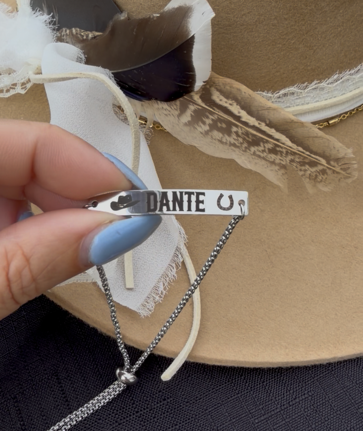 Custom Curved Bar Bracelet