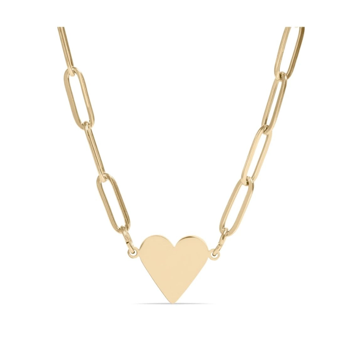 Heart Paperclip Necklace