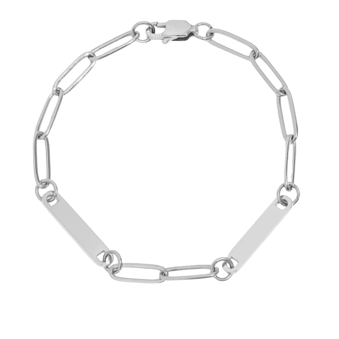 Paperclip Bar Bracelet