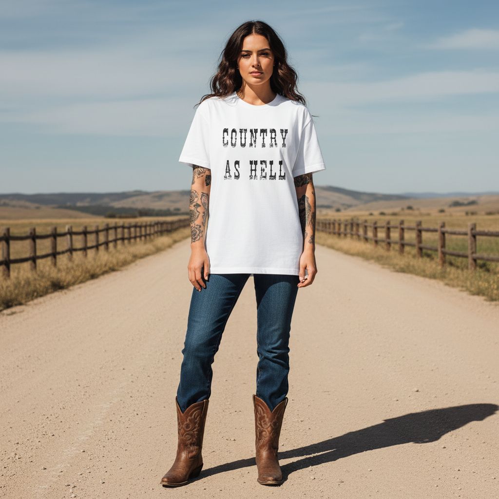 Country As Hell Tee