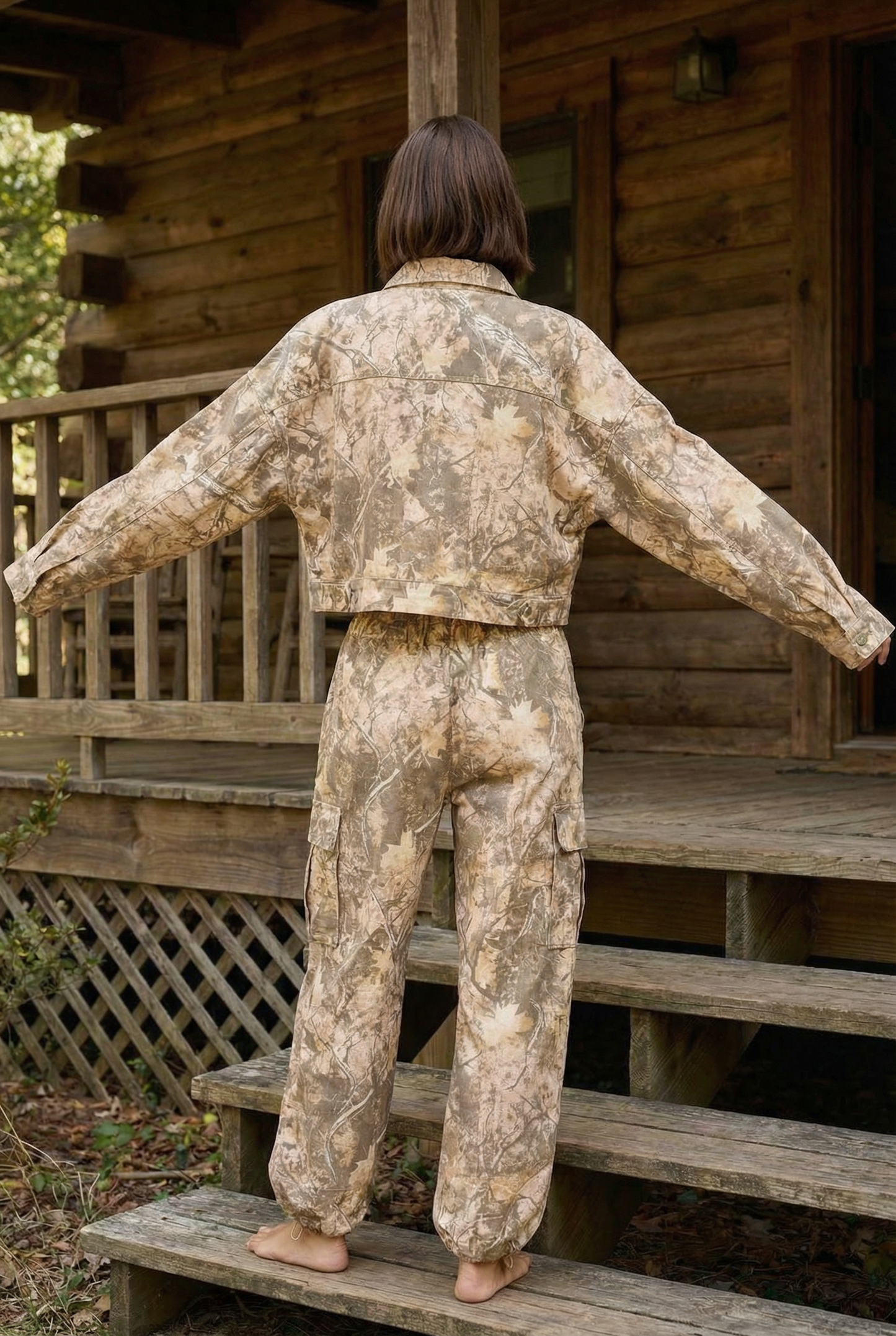 Woodland Camo Oversized Jacket