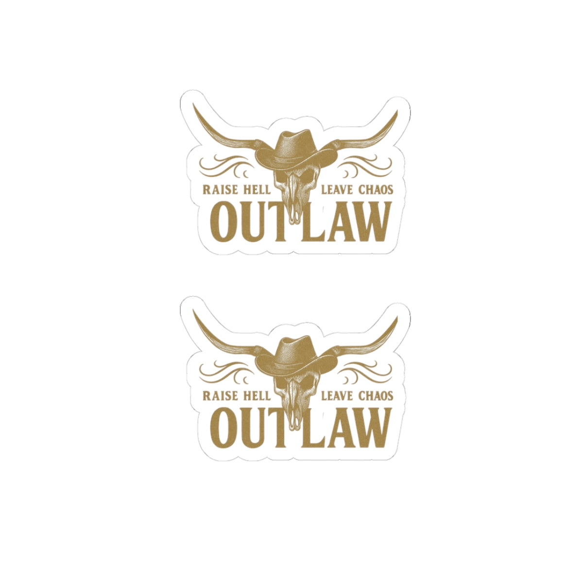 Sticker Outlaw Kiss-Cut Stickers