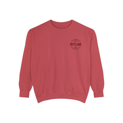 Outlaw Embroidered Crewneck Printify