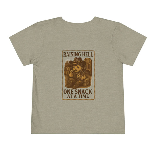Raising Hell & Snacks Cowgirl Tee Printify