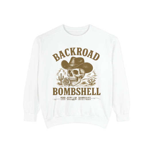 Backroad Bombshell Crewneck Printify