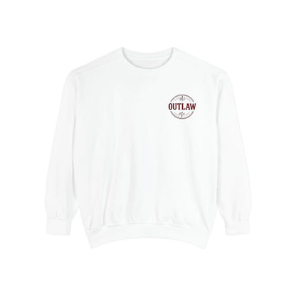 Outlaw Embroidered Crewneck Printify
