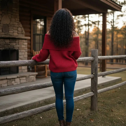 Racing Red Rebel Knit SHEWIN INC.