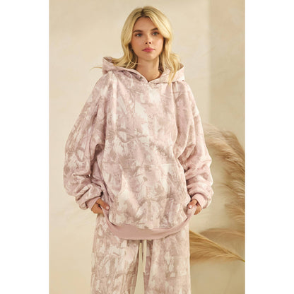 Camo Light Pink Hoodie