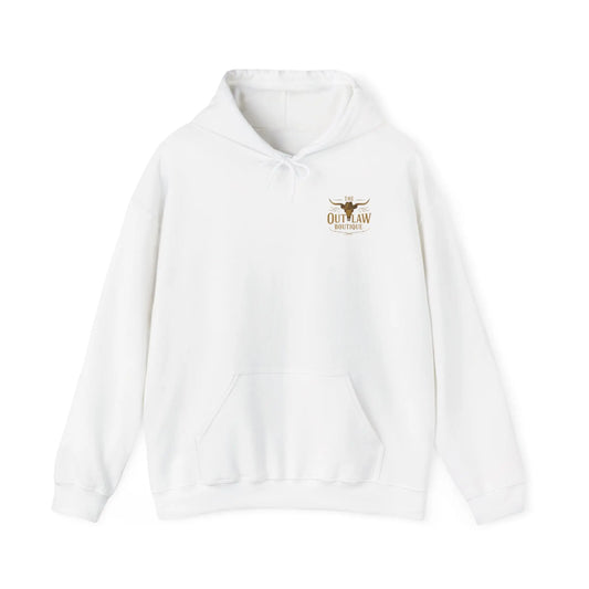 Outlaw Badge Hoodie Printify