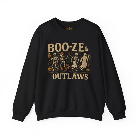 Boo-ze & Outlaws Crewneck