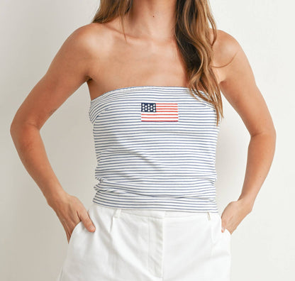 Stars and Stripes Tube Top
