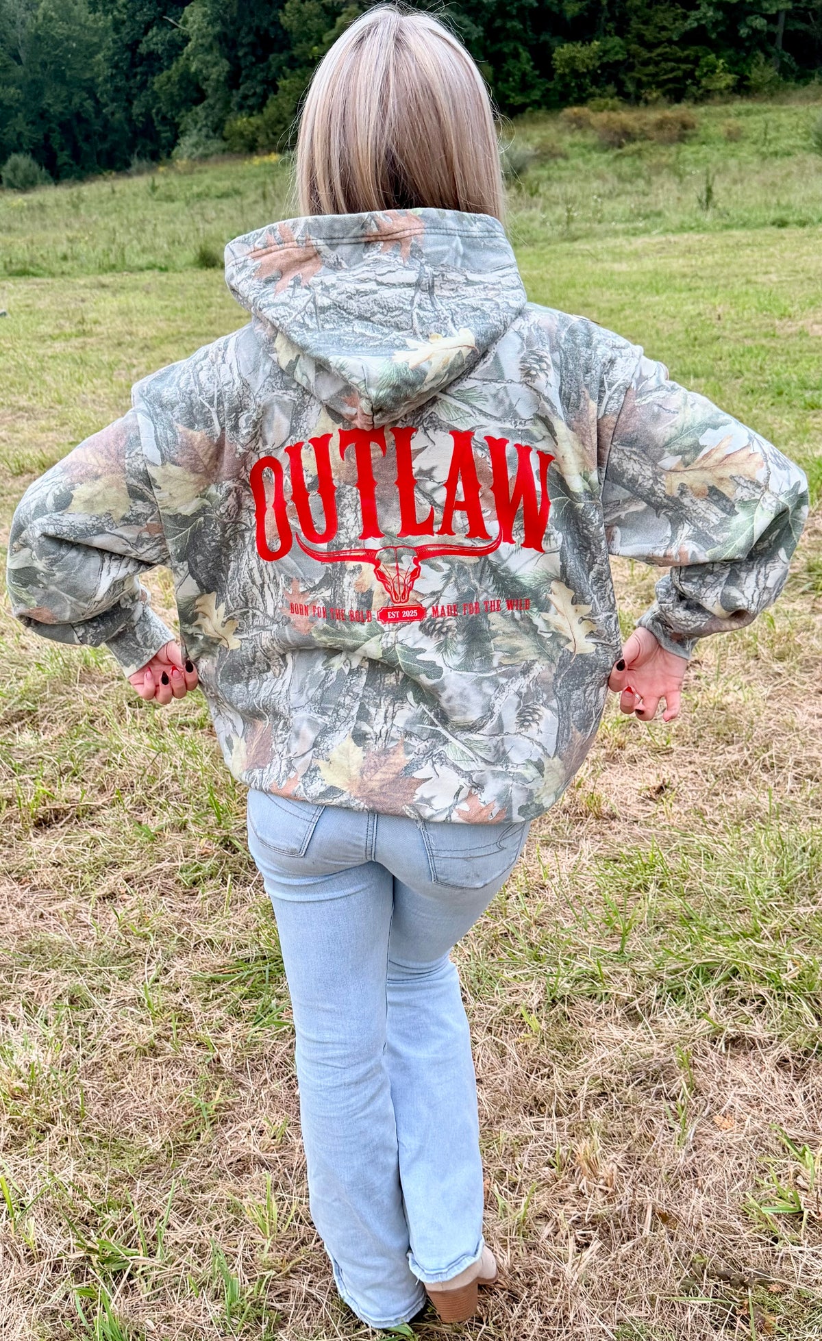 Outlaw Heavyweight Camo Hoodie