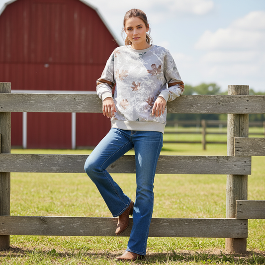 Lightweight Maple Camo Sweatshirt