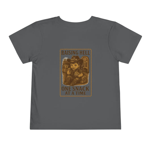 Raising Hell & Snacks Cowgirl Tee Printify