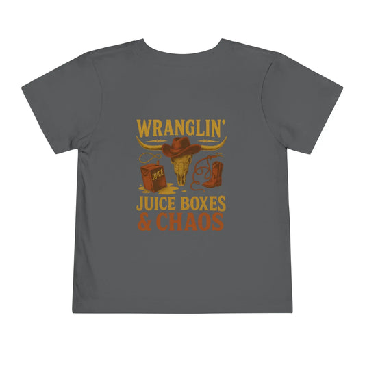 Wrangling Juice Boxes & Chaos Tee Printify