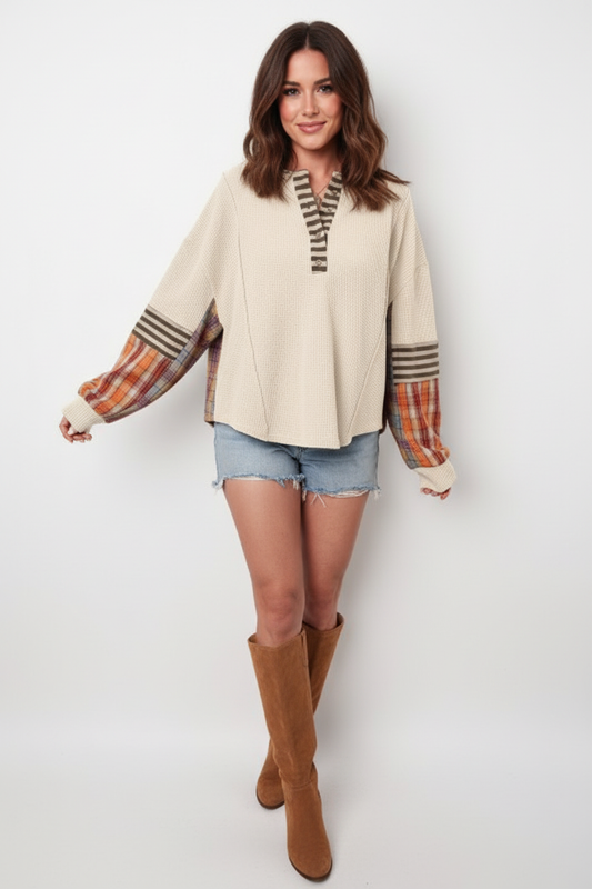 Sundown Patchwork Sweater