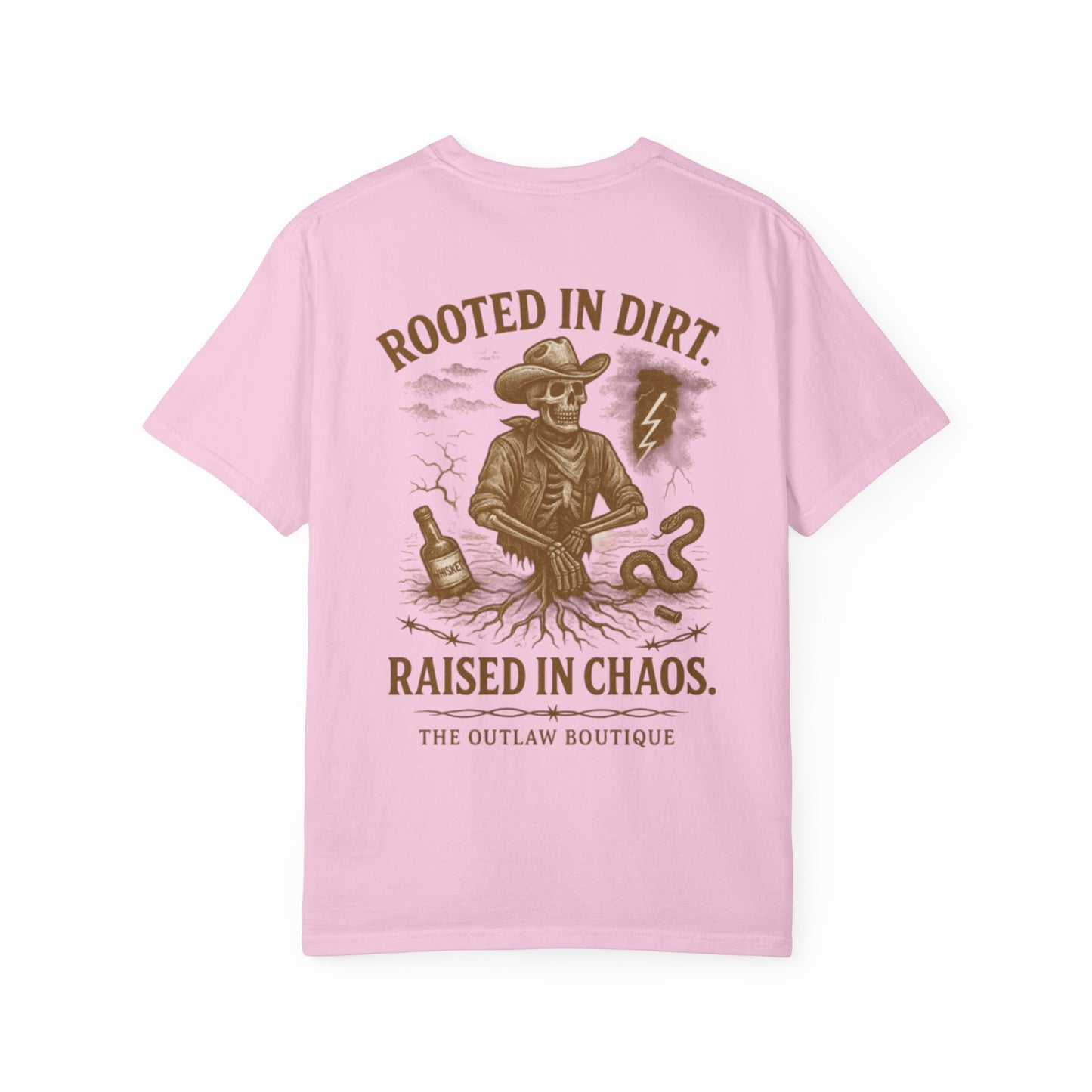 Rooted in Dirt Raised in Chaos Tee