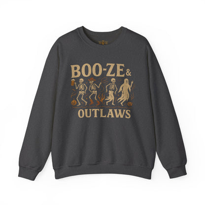Boo-ze & Outlaws Crewneck
