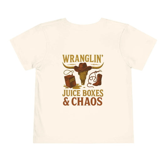 Wrangling Juice Boxes & Chaos Tee Printify