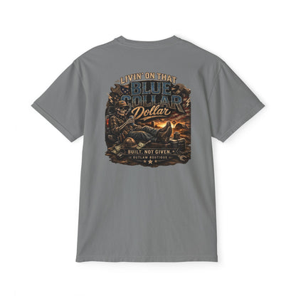 Livin’ on That Blue Collar Dollar Pocket Tee