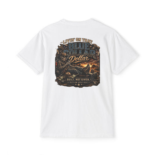 Livin’ on That Blue Collar Dollar Pocket Tee