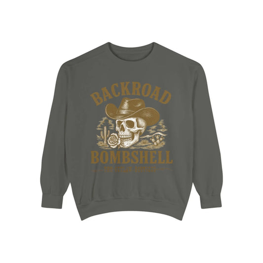 Backroad Bombshell Crewneck Printify