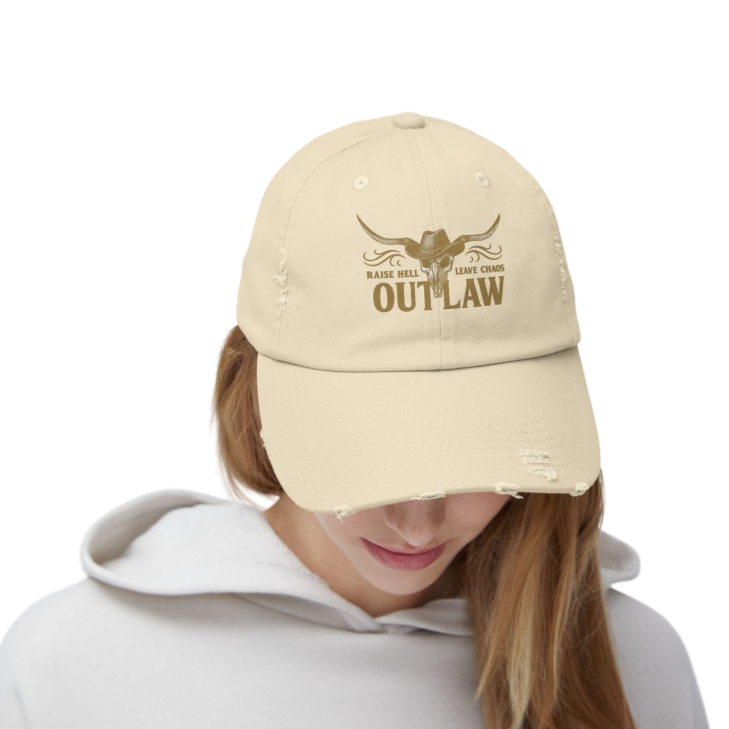 Outlaw Distressed Cap